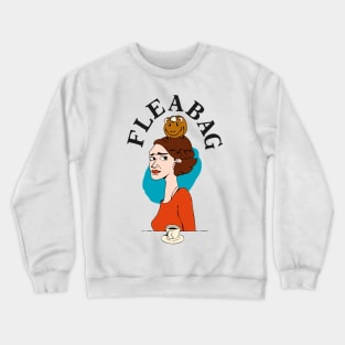 Fleabag drawing with lettering Crewneck Sweatshirt